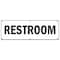 Signmission RESTROOM BANNER SIGN john stall water closet ladies room bathroom B-72 Restroom - alternate 1